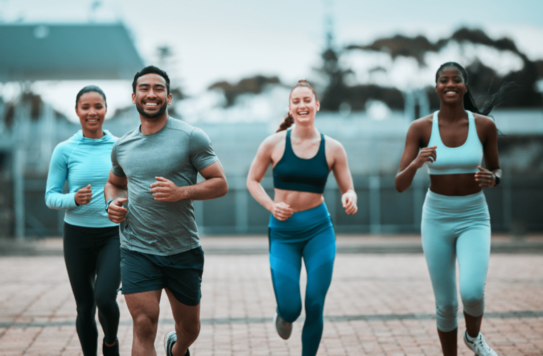 Positive effects of running and walking